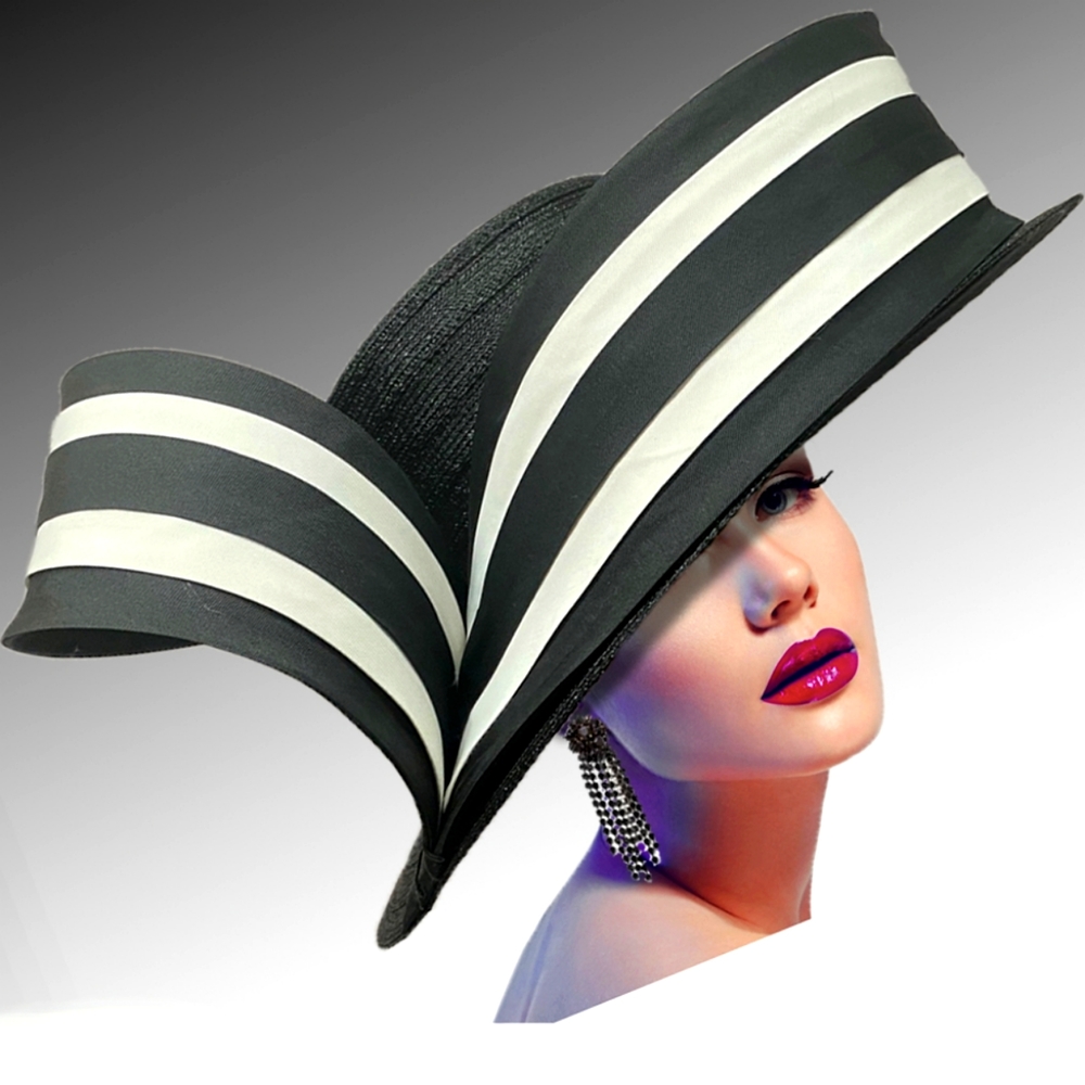 Dramatically Unique Couture Sculpted Piano Hat Kentucky Derby Church Sho…